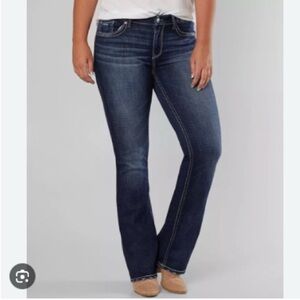 Buckle medium Blue Women's Boot Cut Jeans
